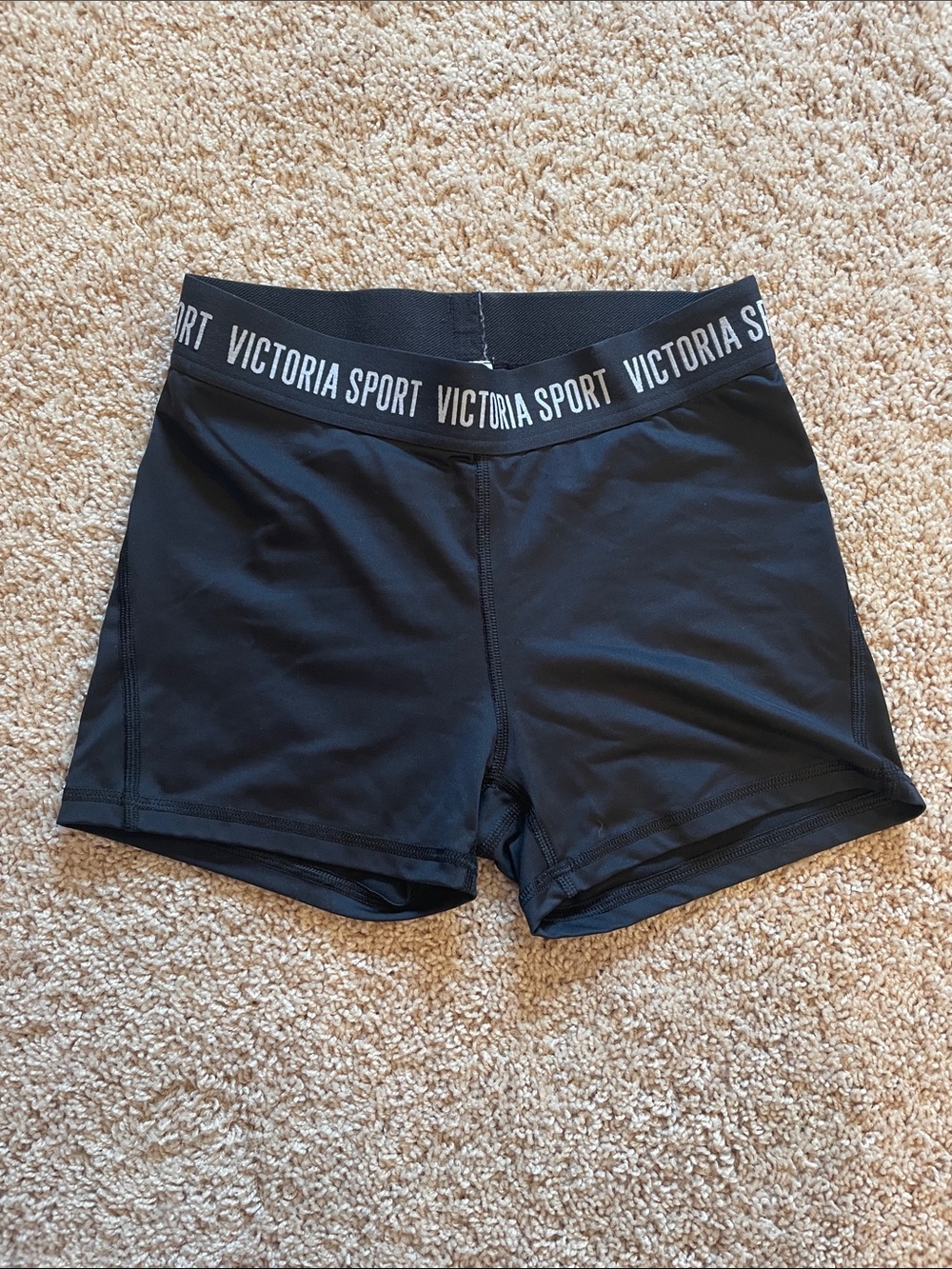 Victoria's Secret Black Victoria Sport Bike Shorts - Small